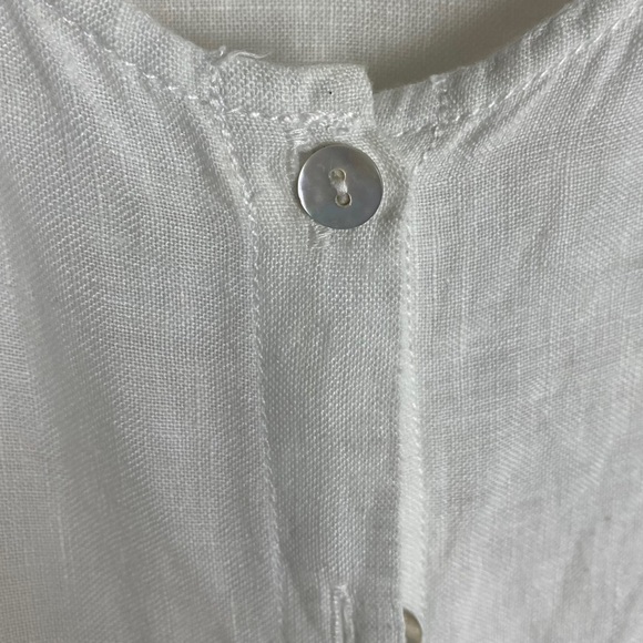 C&C California linen top grandmacore Lagenlook 1X minimalist - Picture 2 of 6